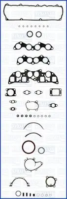 Handler.Part Full gasket set, engine AJUSA 51008100 1