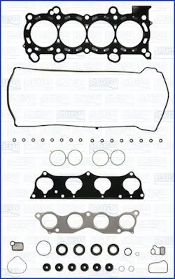 Handler.Part Gasket set, cylinder head AJUSA 52214100 2