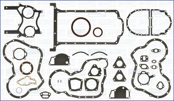 Handler.Part Gasket set, crank case AJUSA 54003800 2