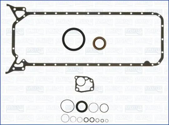 Handler.Part Gasket set, crank case AJUSA 54010600 1