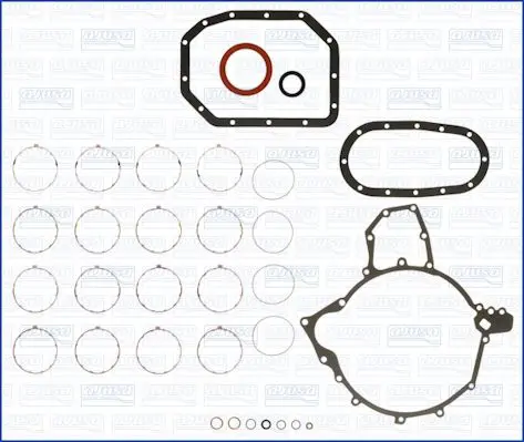 Handler.Part Gasket set, crank case AJUSA 54019900 1