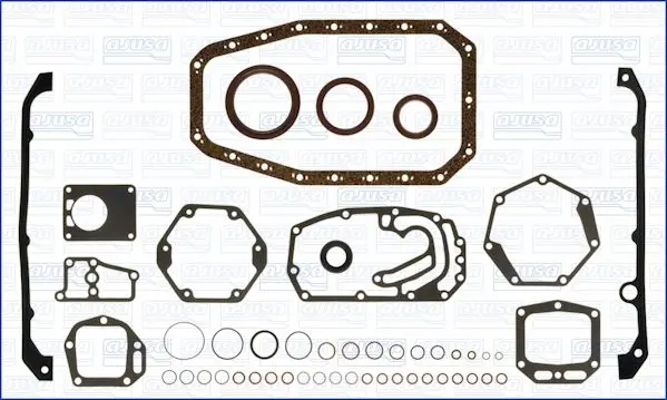 Handler.Part Gasket set, crank case AJUSA 54026600 1