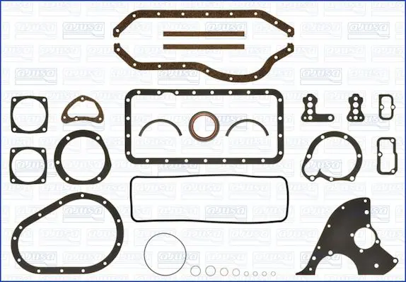 Handler.Part Gasket set, crank case AJUSA 54065000 1