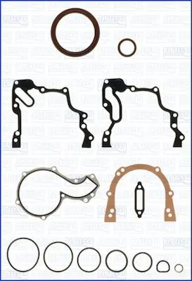 Handler.Part Gasket set, crank case AJUSA 54079400 2