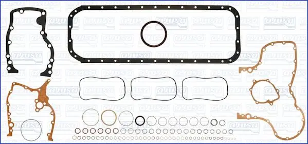 Handler.Part Gasket set, crank case AJUSA 54101800 1