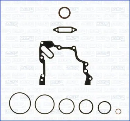 Handler.Part Gasket set, crank case AJUSA 54115000 2