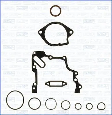 Handler.Part Gasket set, crank case AJUSA 54139200 1