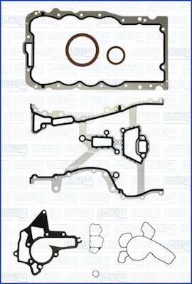 Handler.Part Gasket set, crank case AJUSA 54150400 2