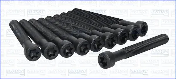 Handler.Part Bolt kit, cylinder head AJUSA 81001900 1