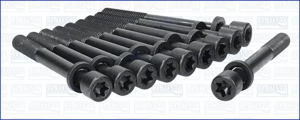 Handler.Part Bolt kit, cylinder head AJUSA 81003100 1