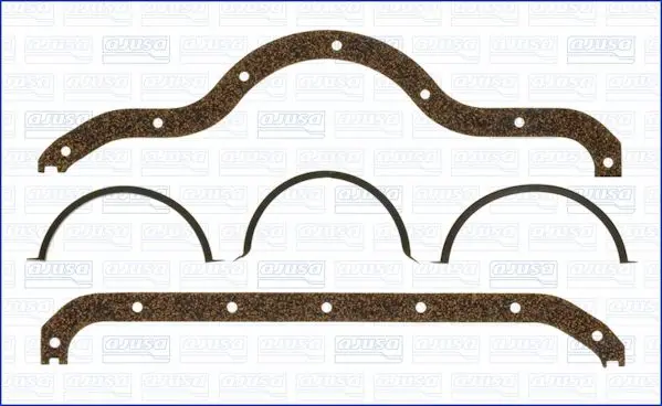 Handler.Part Gasket set, wet sump AJUSA 59006600 2