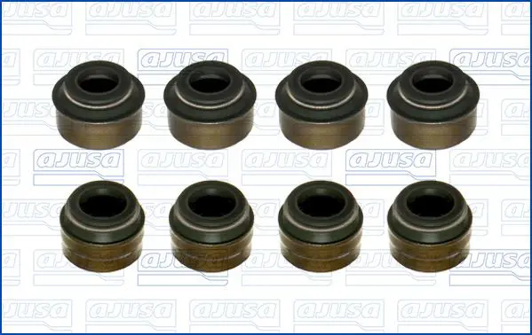 Handler.Part Seal set, valve stem AJUSA 57010100 1