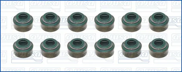 Handler.Part Seal set, valve stem AJUSA 57026000 2