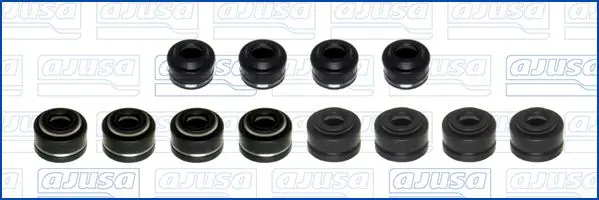 Handler.Part Seal set, valve stem AJUSA 57028400 1