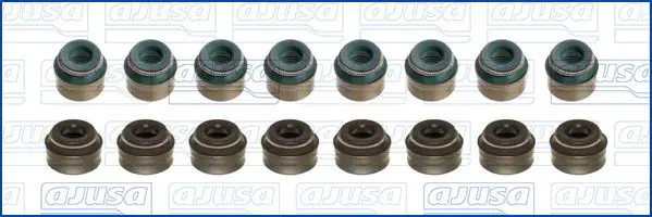 Handler.Part Seal set, valve stem AJUSA 57032500 1