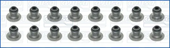 Handler.Part Seal set, valve stem AJUSA 57036600 2