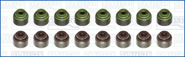 Handler.Part Seal set, valve stem AJUSA 57038300 2