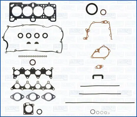 Handler.Part Full gasket set, engine AJUSA 50354300 1