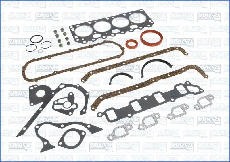 Handler.Part Full gasket set, engine AJUSA 50102500 1