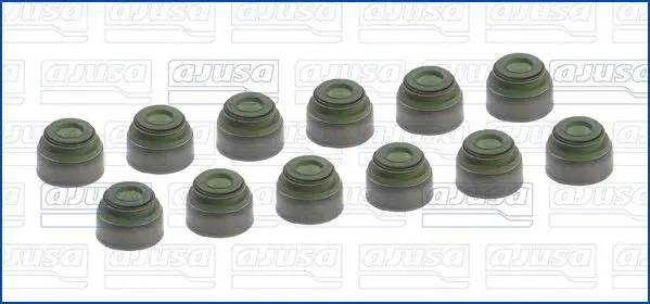 Handler.Part Seal set, valve stem AJUSA 57029600 1