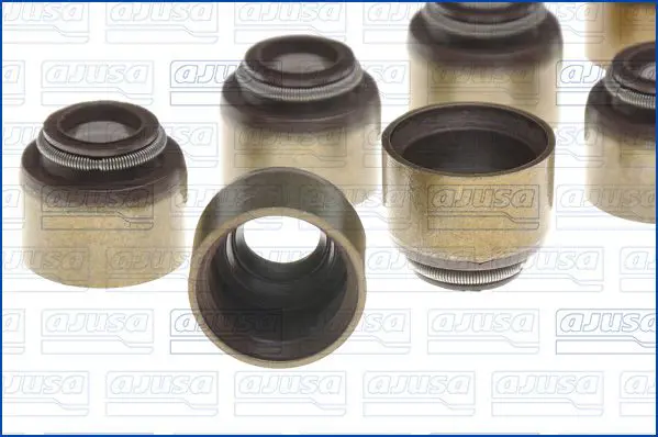 Handler.Part Seal set, valve stem AJUSA 57015800 3