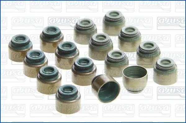 Handler.Part Seal set, valve stem AJUSA 57030200 1