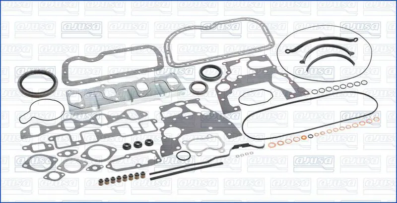 Handler.Part Full gasket set, engine AJUSA 51009500 1