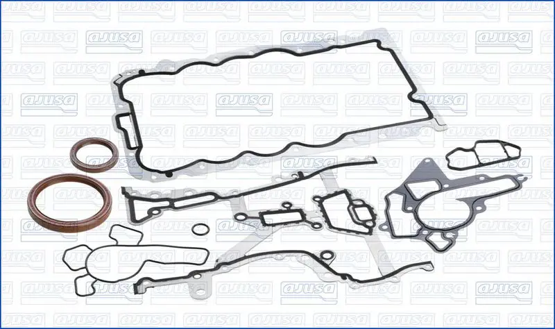 Handler.Part Gasket set, crank case AJUSA 54150400 1