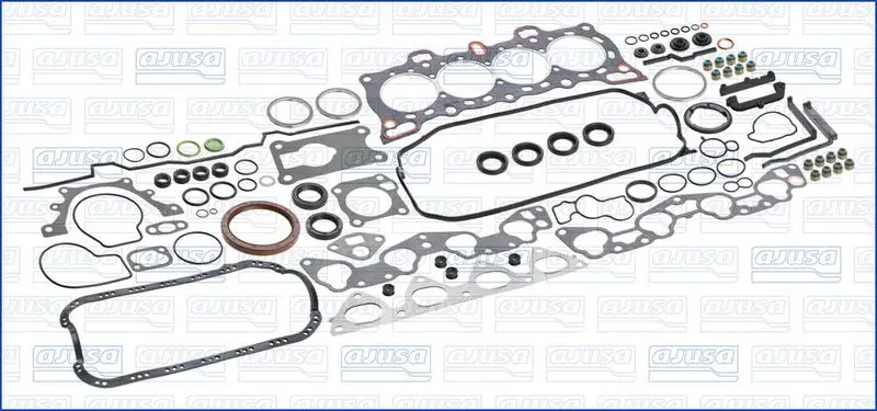 Handler.Part Full gasket set, engine AJUSA 50115800 1