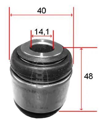 Handler.Part Control arm-/trailing arm bush CORTECO 49367512 7