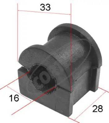 Handler.Part Stabiliser mounting CORTECO 80000451 1