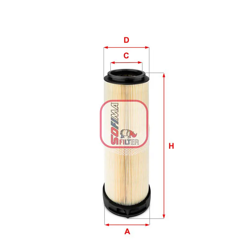 Handler.Part Air filter SOFIMA S7596A 1