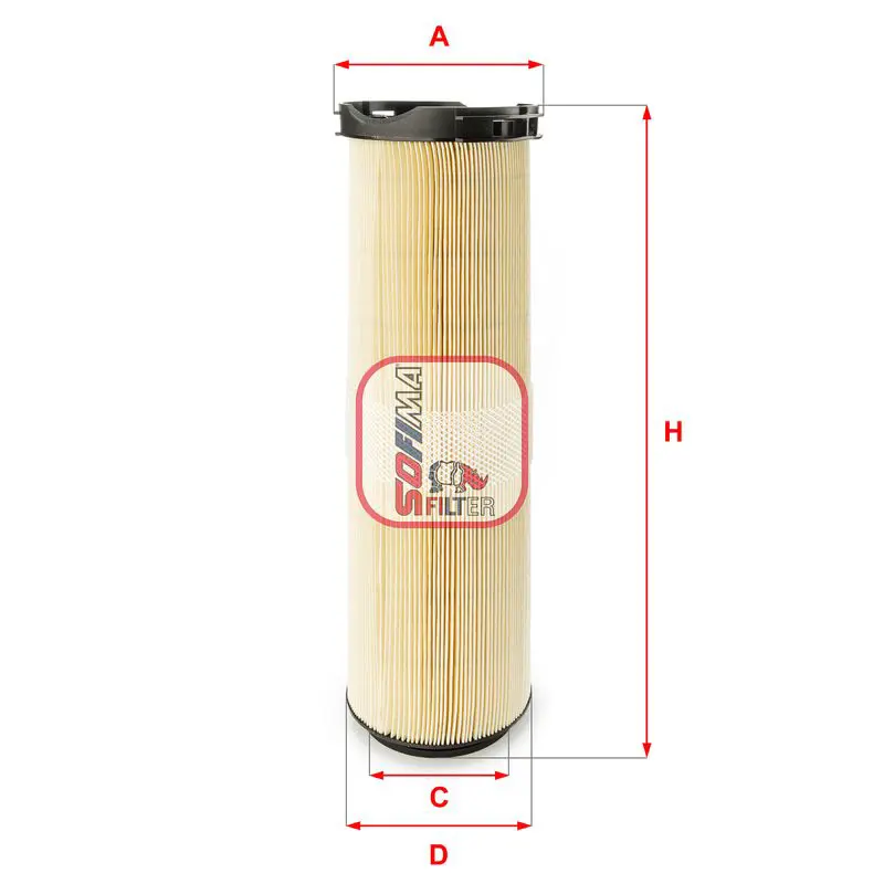 Handler.Part Air filter SOFIMA S7585A 1