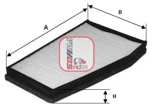 Handler.Part Filter, interior air SOFIMA S3133C 1