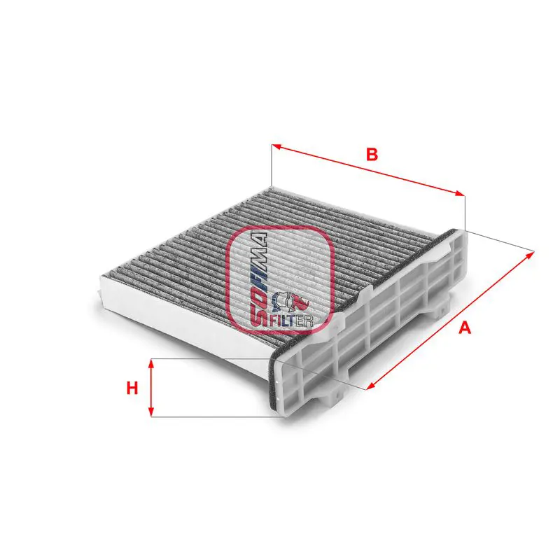 Handler.Part Filter, interior air SOFIMA S4147CA 1