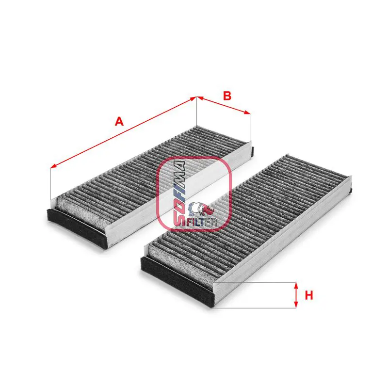 Handler.Part Filter, interior air SOFIMA S4153CA 1