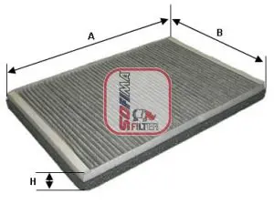 Handler.Part Filter, interior air SOFIMA S4123CA 1