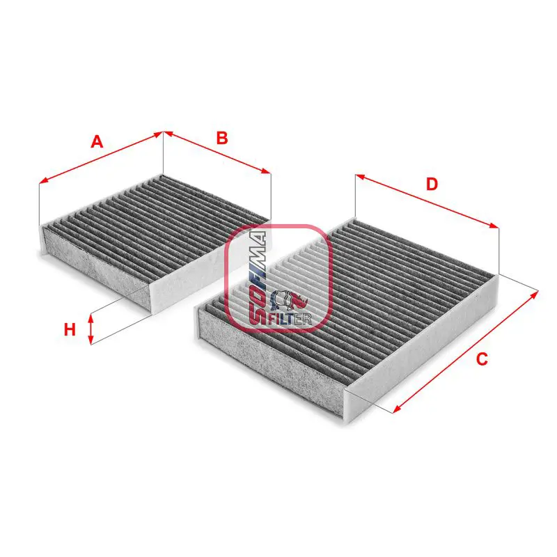 Handler.Part Filter, interior air SOFIMA S4164CA 1