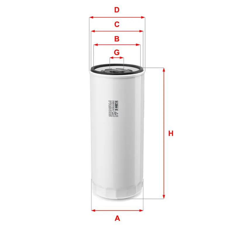 Handler.Part Oil filter SOFIMA S4402R 1