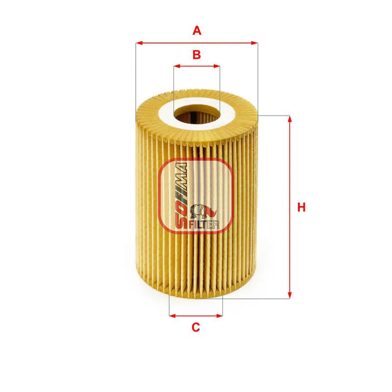 Handler.Part Oil filter SOFIMA S5026PE 1