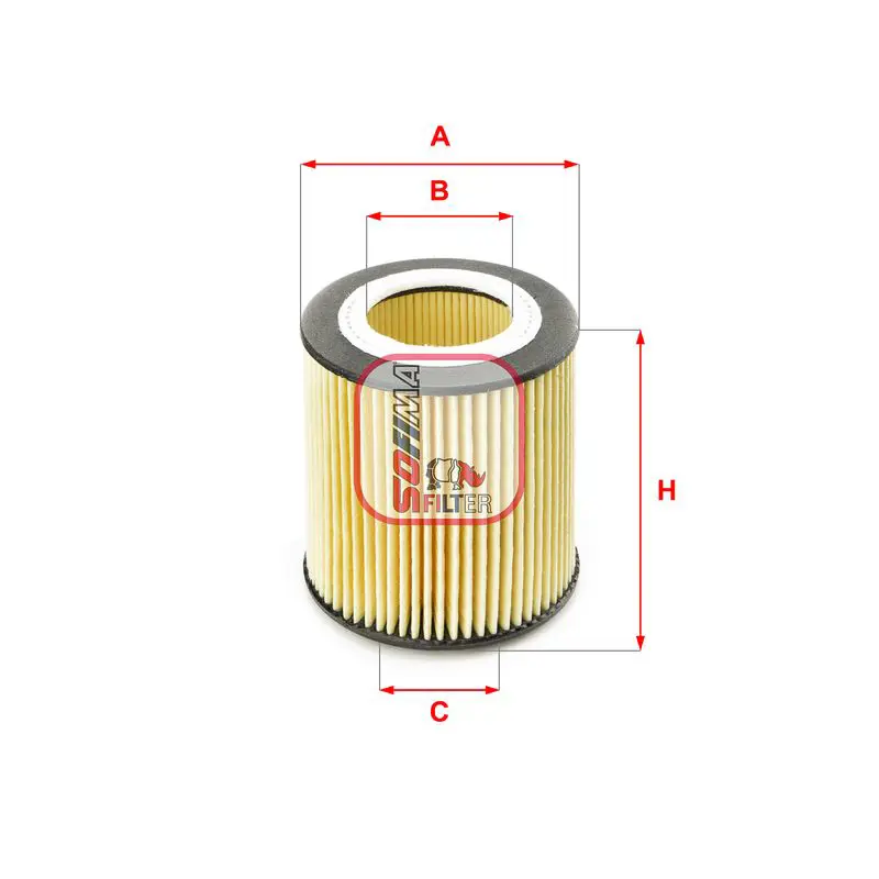 Handler.Part Oil filter SOFIMA S5058PE 1