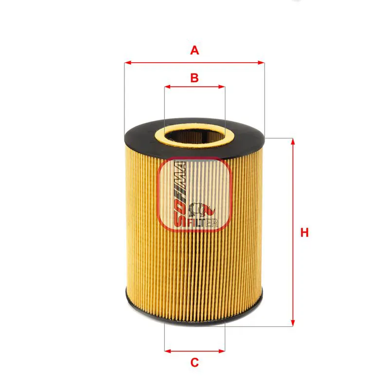 Handler.Part Oil filter SOFIMA S5016PE 1