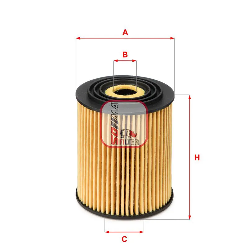 Handler.Part Oil filter SOFIMA S5034PE 1