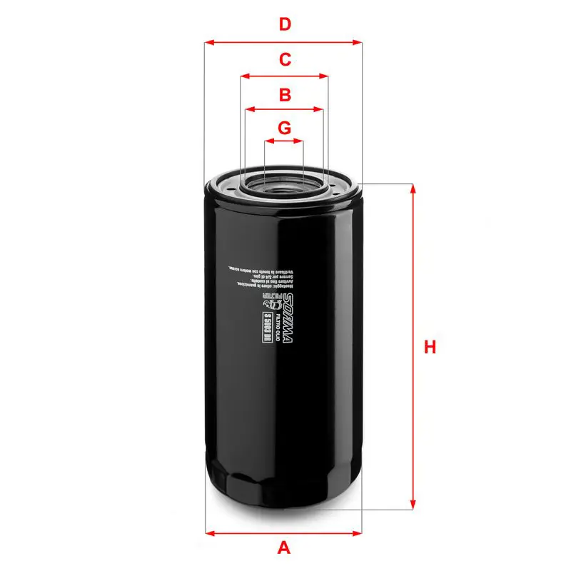 Handler.Part Oil filter SOFIMA S5003DR 1