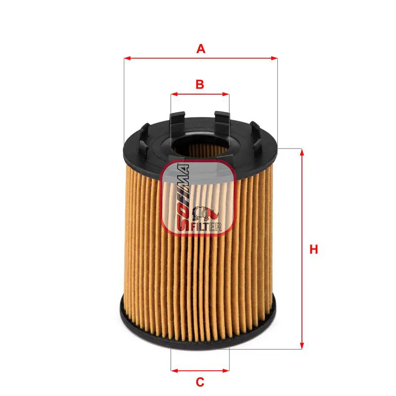 Handler.Part Oil filter SOFIMA S5043PE 1