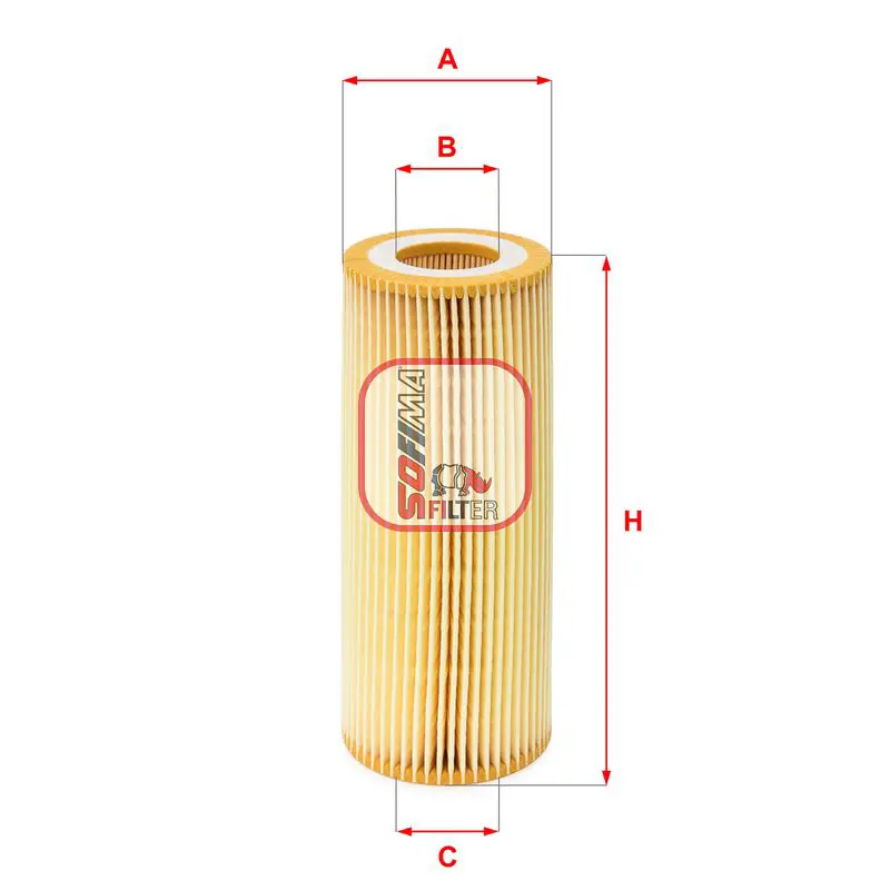 Handler.Part Oil filter SOFIMA S5021PE 1