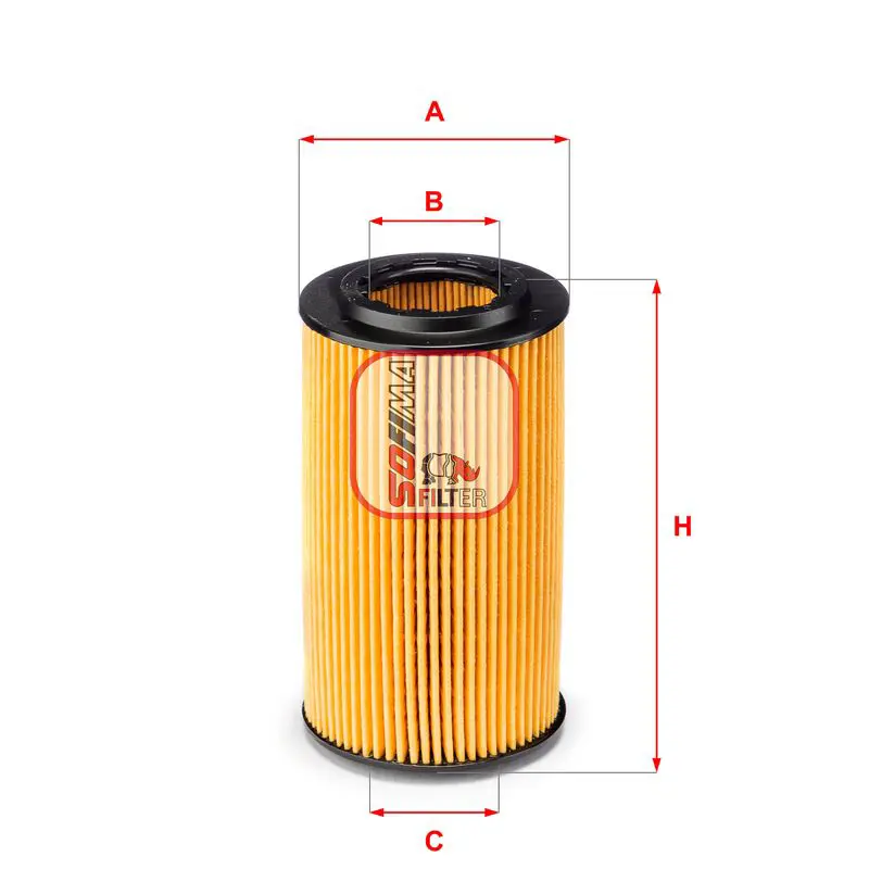 Handler.Part Oil filter SOFIMA S5072PE 1