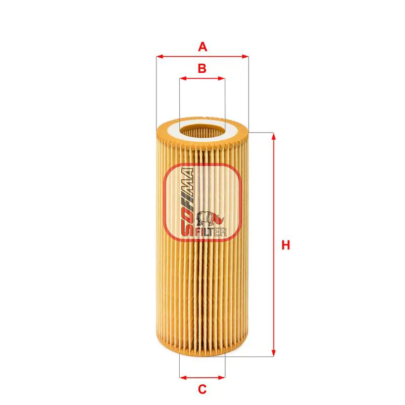 Handler.Part Oil filter SOFIMA S5048PE 1