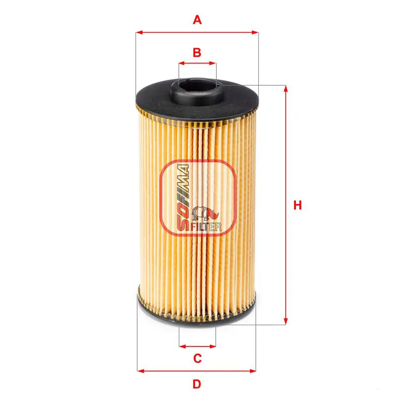 Handler.Part Oil filter SOFIMA S5038PE 1