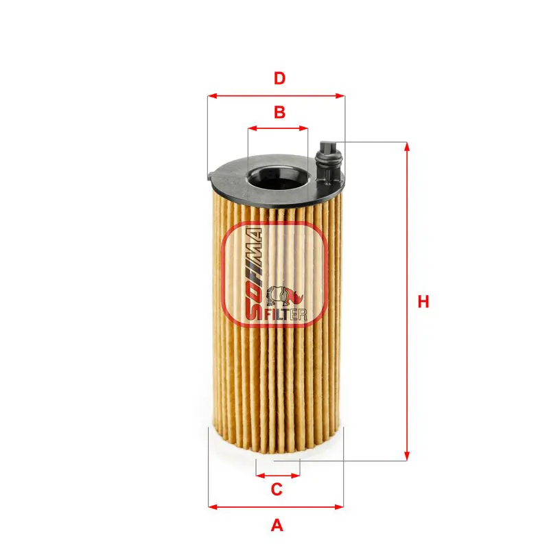 Handler.Part Oil filter SOFIMA S5188PE 1